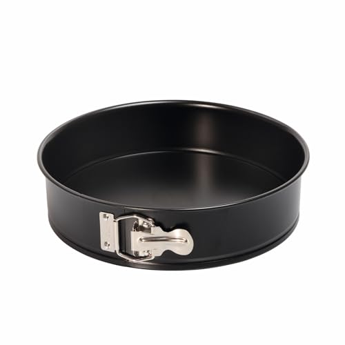 Original Kaiser Classic Springform 20 cm rund, Flachboden, Kuchenform rund antihaftbeschichtet, Backform rund 20 cm, auslaufsicher, schwarz von ORIGINAL KAISER