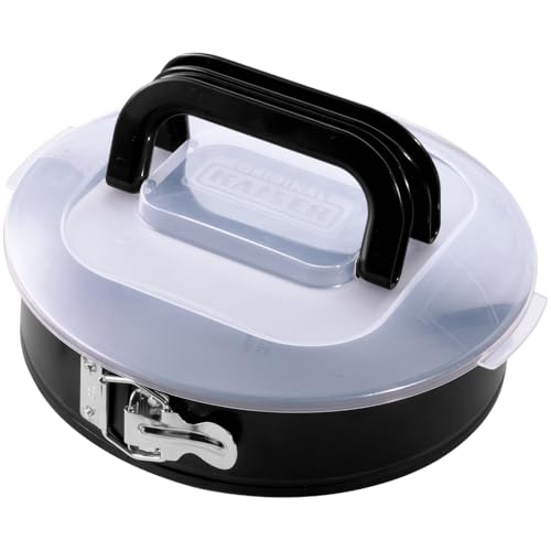 ORIGINAL KAISER Inspiration Springform Bake Take mit Transporthaube Ø26cm, Kunststoff, Schwarz von ORIGINAL KAISER