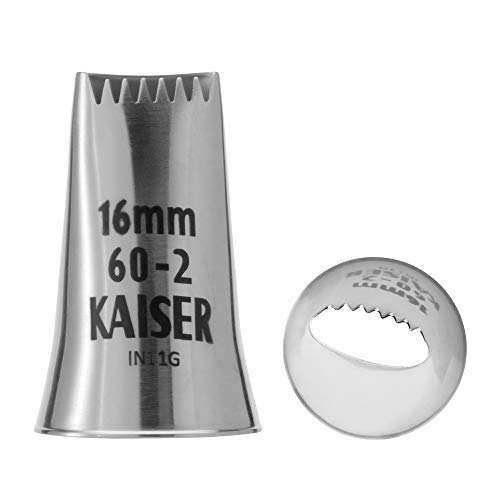 Original Kaiser Sternbandtülle 16 mm, Spritztülle, Edelstahl rostfrei, falz- und randfrei von ORIGINAL KAISER