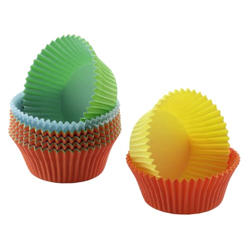 Original Kaiser Inspiration Mini Muffins Papierförmchen, 150 Stück, bunt, klein 4,5 cm, Cupcake Förmchen, Muffinförmchen Papier klein fettdicht, ideal für süße und herzhafte Muffins von ORIGINAL KAISER