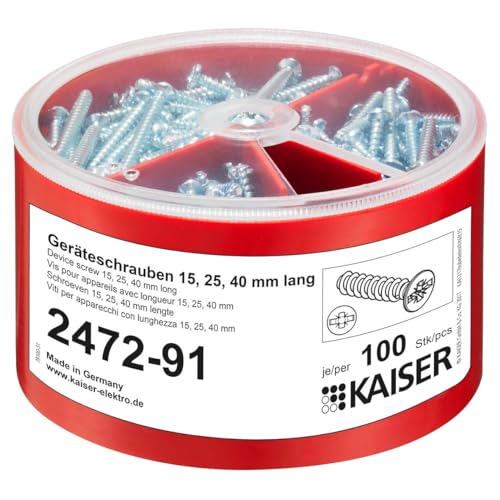 Kaiser Geräteschrauben-Box 2472-91 100 Stk. von Kaiser