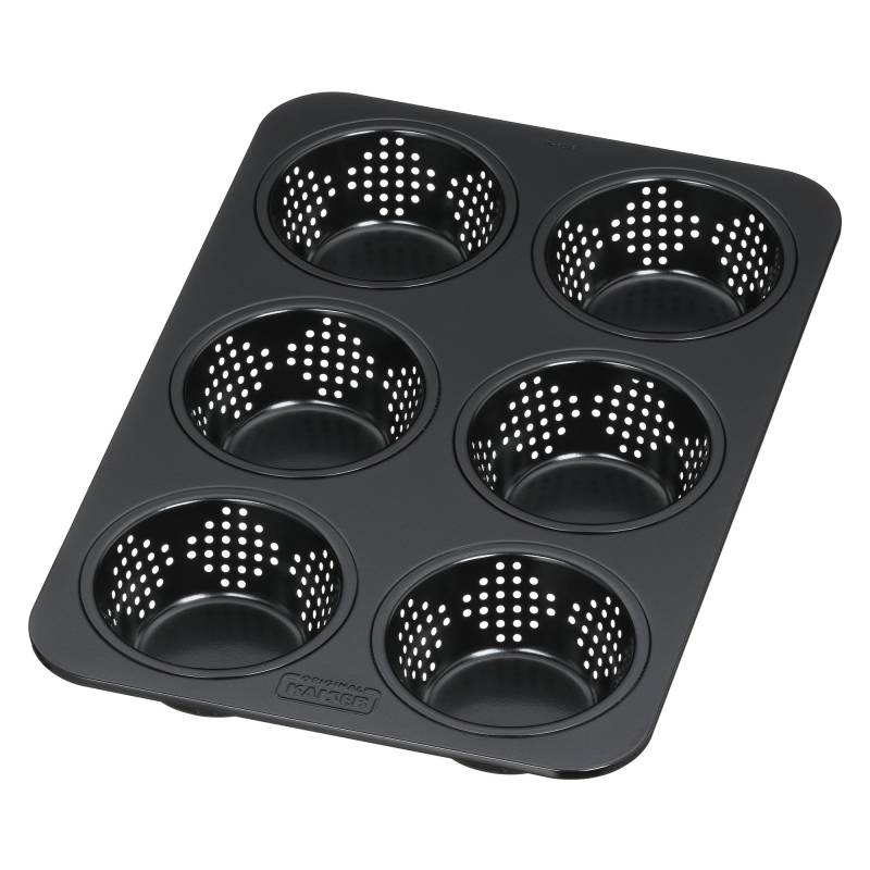 Kaiser Brötchenform Inspiration perforiert in schwarz von Kaiser