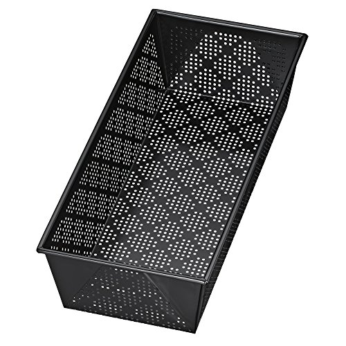 ORIGINAL KAISER Kaiser Brotform Inspiration perforiert 30cm antihaftbeschichtet Stahl inklusive Rezeptheft, black, 1500g Brot von ORIGINAL KAISER