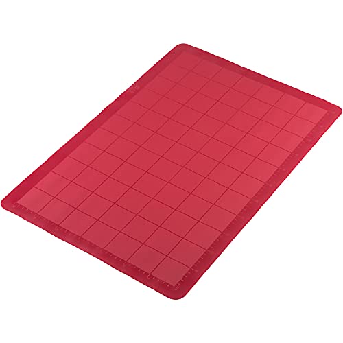 Original Kaiser Original Kaiserflex Red XL-Silikon-Ausrollmatte 60 x 40 cm, Silikonmatte, Teigmatte, 100% Silikon, spülmaschinengeeignet, hitzebeständig, wiederverwendbar von ORIGINAL KAISER