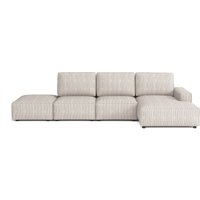 Kaiser Möbel Modulare L-Ecke Ferguson Poso (Dicker Cord) Beige Rechts von Kaiser