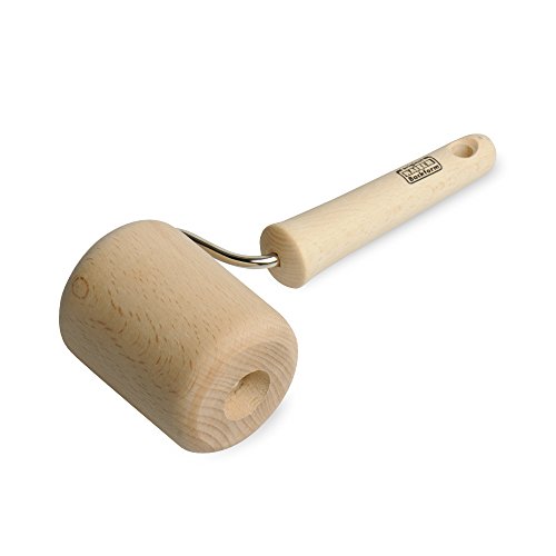 Original Kaiser Classic Teigroller klein 20 x 7,5 cm, Nudelholz, Teigausroller konisch, Buchenholz, Leichtlauf-Mechanismus, Beige von ORIGINAL KAISER