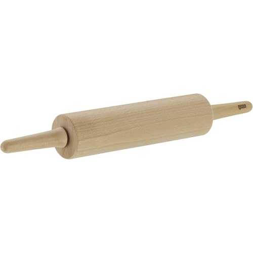 Original Kaiser Classic Nudelholz 47 x 6,5 cm, Teigroller, Wellholz, Buchenholz, Leichtlauf-Gleitlager, breite Ausrollfläche, Beige von ORIGINAL KAISER