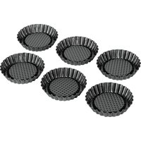 Kaiser Tortelett Patisserie Ø10cm schwarz Set 6teilig von Kaiser