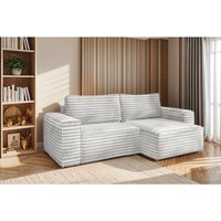 L-förmiges Bohoo-Ecksofa mit Schlaffunktion stoff Velo Hellgrau Rechts L-förmiges Bohoo-Ecksofa mit Schlaffunktion stoff Velo Hellgrau Rechts von Kaiser