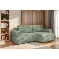 L-förmiges Bohoo-Ecksofa mit Schlaffunktion stoff Velo Olive Rechts L-förmiges Bohoo-Ecksofa mit Schlaffunktion stoff Velo Olive Rechts von Kaiser