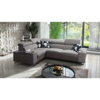 Luxuriöses Ecksofa mit Schlaffunktion melody ii, Tauro/Freya Graphit/Dunkelgrau Links Luxuriöses Ecksofa mit Schlaffunktion melody ii, Tauro/Freya Graphit/Dunkelgrau Links von Kaiser