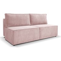 Sofa, Schlafsofa mit Bettzeugfach compi Rosa von Kaiser