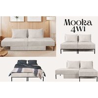 Sofa mit schlaffunktion, Ecksofa, Betten, Liegestuhl, mooka 4in1-Multifunktions-System, stoff Velo von Kaiser