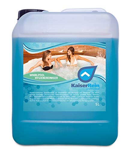 KaiserRein Whirlpool Desinfektionsmittel 5L ohne Chlor - Zuverlässige Wasserpflege und Reinigung für Whirlpools, Pools, Whirlpool Reiniger Desinfektion, Whirlpoolreiniger, Poolreiniger von KaiserRein professional
