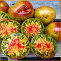 Tomate Ananas Noire 10 Samen Bunte Fleischtomate Tomaten Gemüse Wunderschöne Genuss Samenfest von KaiserSamen