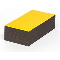 706377 Magnet-Lagerschilder gelb HxB 100 x - Kaiserkraft von Kaiserkraft
