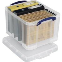 Aufbewahrungsbox 48 x 31 x 39 cm (b x h x t) din A4 35l Polypropylen transparent von Kaiserkraft