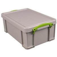Aufbewahrungsbox Recycling 39,5 x 15,5 x 25,5 cm (b x h x t) 9l Polypropylen 100 % recycelt taubengrau von Kaiserkraft