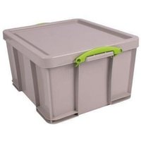 Aufbewahrungsbox Recycling 48 x 31 x 39 cm (b x h x t) din A4 35l Polypropylen 100 % recycelt taubengrau von Kaiserkraft