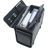 Kaiserkraft - Alassio Pilotenkoffer 92705 mit Trolley Leder schwarz von Kaiserkraft