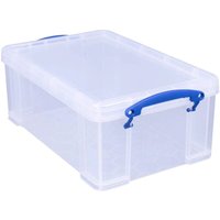 Really Useful Box 9C Aufbewahrungsbox 9L mit Deckel - Transparent von Kaiserkraft