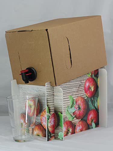 KaiserstuhlCard Magnete Bag in Box Ausschankständer Saftständer Ständer für 5 L Saft-Box (Apfel) von KaiserstuhlCard Magnete