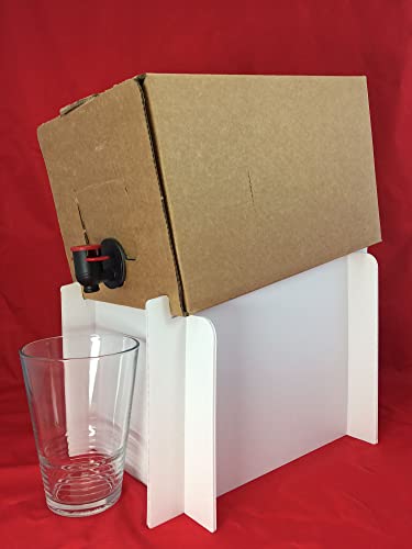 KaiserstuhlCard Magnete Bag in Box Ausschankständer Saftständer Ständer für 5 L Saft-Box (weiß) von KaiserstuhlCard Magnete