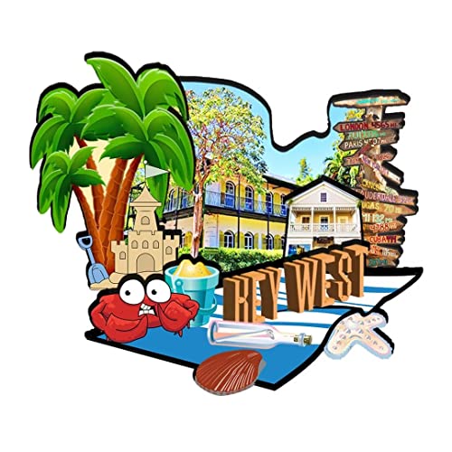 Key West Florida Keys Florida Kühlschrankmagnet, Holzmagnet, Kunst, Souvenirs, kreative Kollektion, handgefertigt, Reisen, Zuhause, Büro, Geschenke, Landschaft, Kühlschrankdekoration, USA-383 Key West Florida Keys Florida Kühlschrankmagnet, Holzmagnet, Kunst, Souvenirs, kreative Kollektion, handgefertigt, Reisen, Zuhause, Büro, Geschenke, Landschaft, Kühlschrankdekoration, USA-383 von Kaisrlse