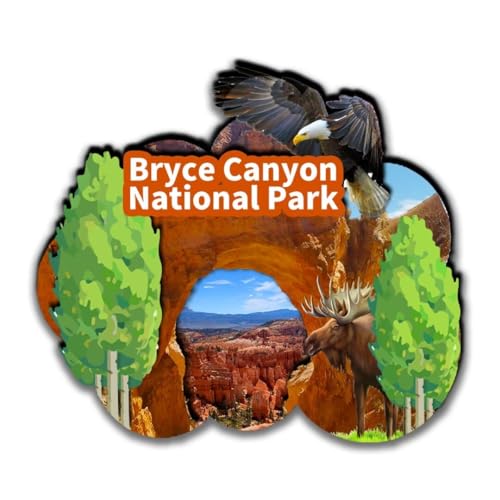 Kühlschrankmagnet, Motiv: Bryce Canyon National Park, Utah USA, 3D-Kühlschrankmagnet, Holzhandwerk, lustig, Stadt, Reisen, Souvenir, Sammlung, Zuhause, Küche, Büro, Dekoration, Geschenke Kühlschrankmagnet, Motiv: Bryce Canyon National Park, Utah USA, 3D-Kühlschrankmagnet, Holzhandwerk, lustig, Stadt, Reisen, Souvenir, Sammlung, Zuhause, Küche, Büro, Dekoration, Geschenke von Kaisrlse