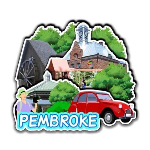 Pembroke Kühlschrankmagnet, Kanada, 3D-Holzhandwerk, lustig, Stadt, Reise, Souvenir, Sammlung, Zuhause, Küche, Büro, Dekoration Pembroke Kühlschrankmagnet, Kanada, 3D-Holzhandwerk, lustig, Stadt, Reise, Souvenir, Sammlung, Zuhause, Küche, Büro, Dekoration von Kaisrlse