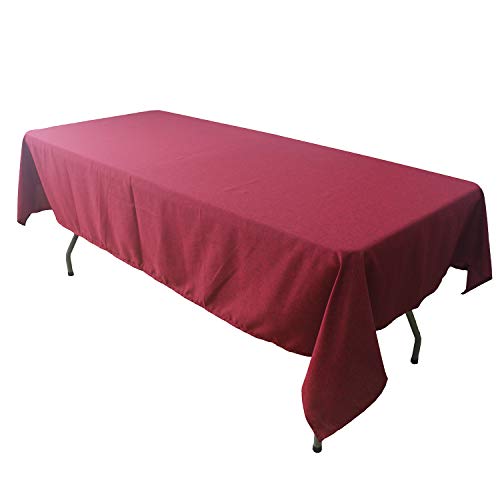 KaitatsuSen Rechteckige Tischdecke aus Polyester, rechteckig, 140 x 280 cm, Rot von KaitatsuSen