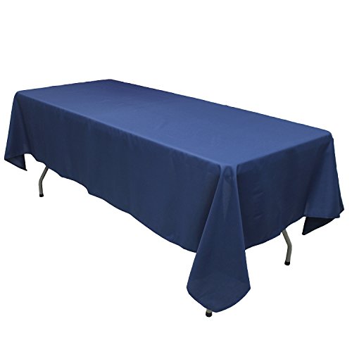 KaitatsuSen Rechteckige Tischdecke aus Polyesterstoff, Marineblau, 150x200cm von KaitatsuSen