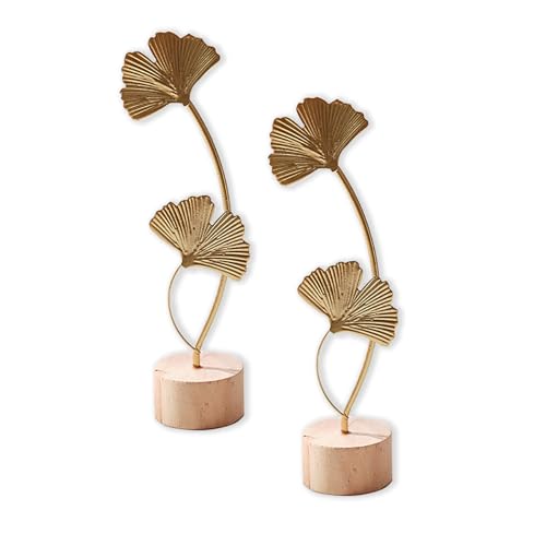 Kaizuca 2 Stück Ginkgoblatt Deko, Kreative Wohnaccessoires, Tischdeko oder Skulpturen für Wohnzimmer, Flur, Schlafzimmer, Regal, Schreibtisch oder Büro Kaizuca 2 Stück Ginkgoblatt Deko, Kreative Wohnaccessoires, Tischdeko oder Skulpturen für Wohnzimmer, Flur, Schlafzimmer, Regal, Schreibtisch oder Büro von Kaizuca