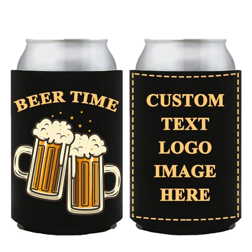 Individuelle Bierdosen-Kühlhülsen Bulk personalisierter isolierter Getränkeflaschenhalter mit Fototext Bild für Hochzeit Geburtstag Party Individuelle Bierdosen-Kühlhülsen Bulk personalisierter isolierter Getränkeflaschenhalter mit Fototext Bild für Hochzeit Geburtstag Party von KakaTify