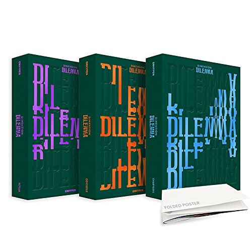 ENHYPEN - DIMENSION : DILEMMA Album+Pre-Order Benefit+Folded Poster+Extra Photocards Set (ODYSSEUS+SCYLLA+CHARYBDIS ver. SET) von Kakao M