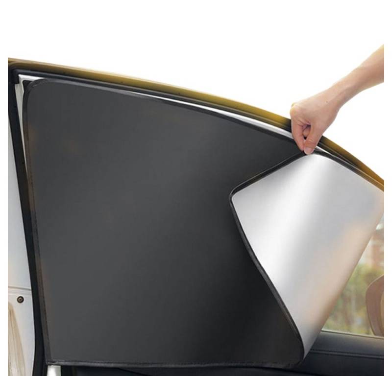 Kaket Autosonnenschutz Universal Sonnenblende Auto Netz, (2-St), für Seitenfenster Meshmaterial Schützt Mitfahrer, Kinder & Haustiere von Kaket