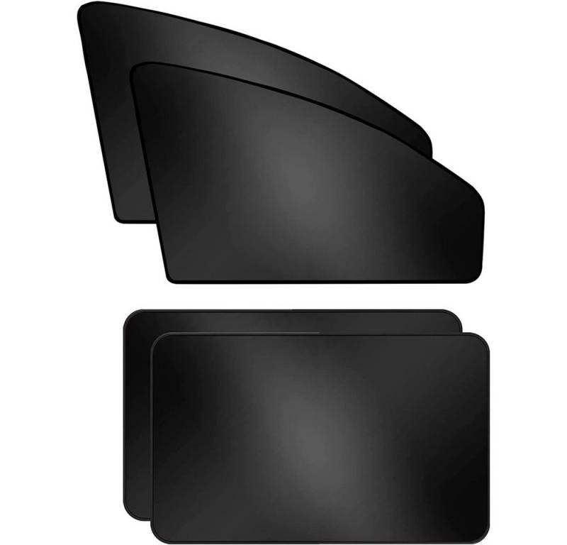 Kaket Autosonnenschutz Universal Sonnenblende Auto Netz, (4-St), für Seitenfenster Meshmaterial Schützt Mitfahrer, Kinder & Haustiere von Kaket