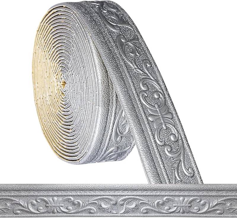Kaket Bordüre 3D Stuckleisten Wand, Zierleisten Selbstklebend von Kaket