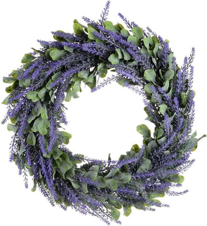 Kaket Dekokranz Türkranz Frühling Künstliche Bunter Dekorative Blumenkranz von Kaket