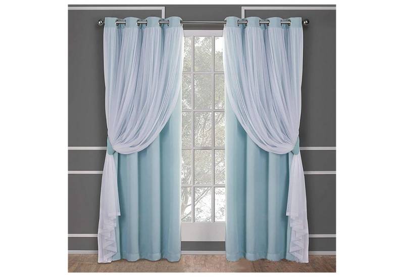 Kaket Verdunkelungsvorhang Verdunkelungsvorhänge mit Doppelschicht, Verdunkelnde Voile-Gardinen Kaket Verdunkelungsvorhang Verdunkelungsvorhänge mit Doppelschicht, Verdunkelnde Voile-Gardinen von Kaket