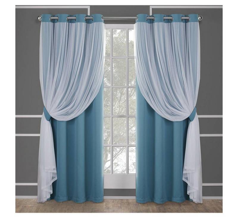 Kaket Verdunkelungsvorhang Verdunkelungsvorhänge mit Doppelschicht, Verdunkelnde Voile-Gardinen Kaket Verdunkelungsvorhang Verdunkelungsvorhänge mit Doppelschicht, Verdunkelnde Voile-Gardinen von Kaket