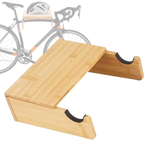 Bicycle Holder, Holz Wandhalterung Fahrrad, Fahrrad Wandhalterung aus Bambus, Verwendet für Indoor Bicycle Storage, Bike Mount Space Saving, Geeignet für Rennräder und Mountainbikes Bicycle Holder, Holz Wandhalterung Fahrrad, Fahrrad Wandhalterung aus Bambus, Verwendet für Indoor Bicycle Storage, Bike Mount Space Saving, Geeignet für Rennräder und Mountainbikes von Kakveiai