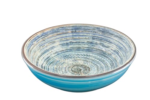 Kaladia Keramik Reibeschüssel - Dipschale mit Reibe - in Braun & Blau- zum Reiben und Anrichten - ideal für Knoblauch, Ingwer, Parmesan etc. – ∅ 17 cm - handgemacht & handbemalt - Made in Spain Kaladia Keramik Reibeschüssel - Dipschale mit Reibe - in Braun & Blau- zum Reiben und Anrichten - ideal für Knoblauch, Ingwer, Parmesan etc. – ∅ 17 cm - handgemacht & handbemalt - Made in Spain von Kaladia