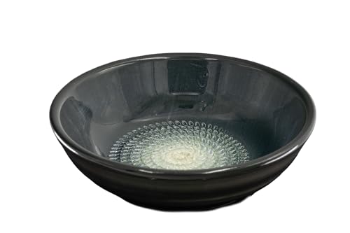 Kaladia Keramik Reibeschüssel - Dipschale mit Reibe - in Schwarz - zum Reiben und Anrichten - ideal für Knoblauch, Ingwer, Parmesan etc. – ∅ 17 cm - handgemacht & handbemalt - Made in Spain Kaladia Keramik Reibeschüssel - Dipschale mit Reibe - in Schwarz - zum Reiben und Anrichten - ideal für Knoblauch, Ingwer, Parmesan etc. – ∅ 17 cm - handgemacht & handbemalt - Made in Spain von Kaladia