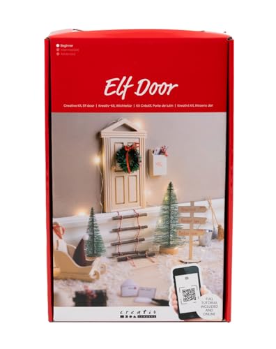 Kaladia Kreativ Set Wichteltür - Wichteltür als Bausatz mit vielseitigem Zubehör - magischer Eingang für Feen, Elfen und Wichtel - perfekt für die Adventszeit - 1 Pck Kaladia Kreativ Set Wichteltür - Wichteltür als Bausatz mit vielseitigem Zubehör - magischer Eingang für Feen, Elfen und Wichtel - perfekt für die Adventszeit - 1 Pck von Kaladia