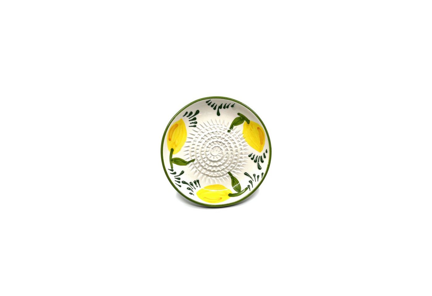 Kaladia Küchenreibe Reibeteller in weiß mit Zitronenmuster, Keramik, handbemalte Küchenreibe - Made in Spain Kaladia Küchenreibe Reibeteller in weiß mit Zitronenmuster, Keramik, handbemalte Küchenreibe - Made in Spain von Kaladia