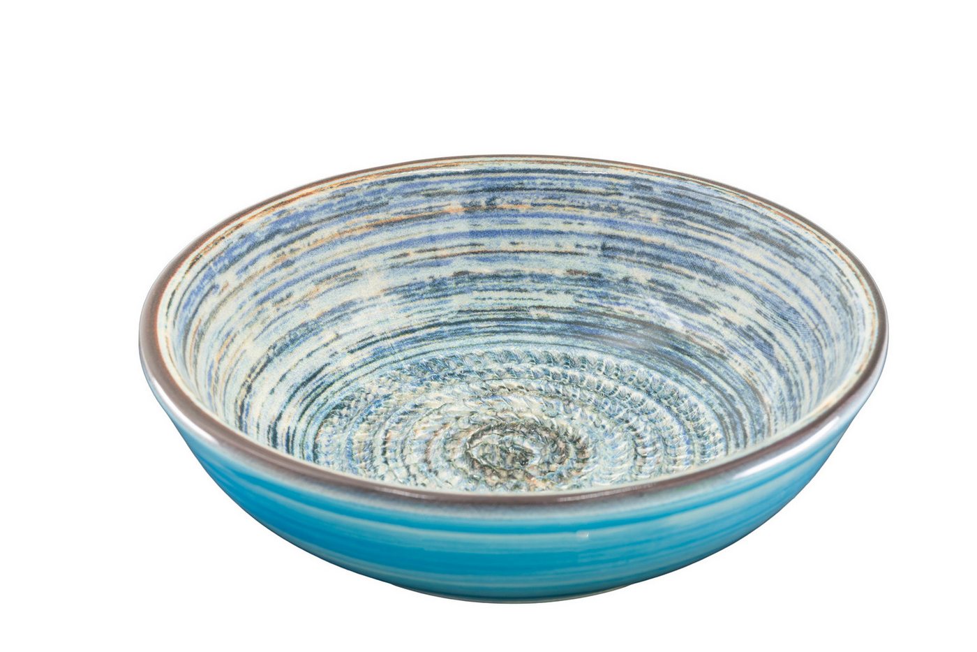 Kaladia Multireibe Keramik Reibeschüssel in Braun/Blau gestreift - ∅ 17 cm, Keramik, einfaches Zerkleinern von Zutaten und mehr - Made in Spain Kaladia Multireibe Keramik Reibeschüssel in Braun/Blau gestreift - ∅ 17 cm, Keramik, einfaches Zerkleinern von Zutaten und mehr - Made in Spain von Kaladia