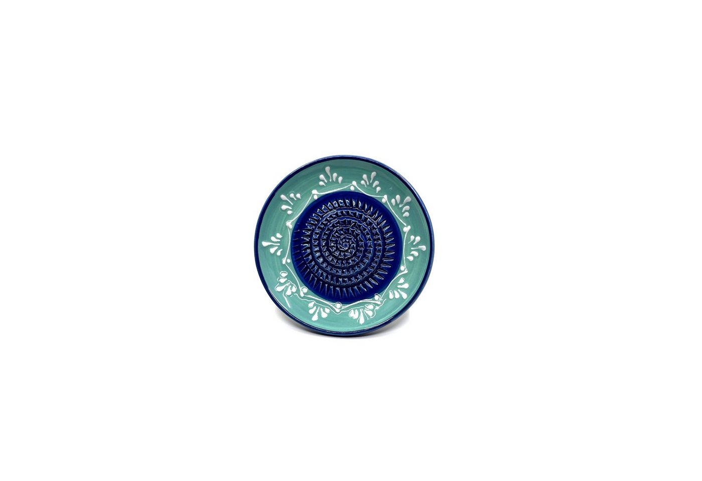 Kaladia Multireibe Reibeteller in türkis und blau, Keramik, handbemalte Küchenreibe - Made in Spain Kaladia Multireibe Reibeteller in türkis und blau, Keramik, handbemalte Küchenreibe - Made in Spain von Kaladia