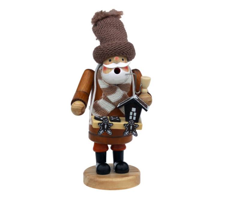 Kaladia Räuchermännchen Lebkuchenhändler - aus Holz - 9,5x8,5x18,5 cm - für Räucherkerzen M, Perfekt für Sammlungen, Dekorationen oder als Weihnachtsgeschenk Kaladia Räuchermännchen Lebkuchenhändler - aus Holz - 9,5x8,5x18,5 cm - für Räucherkerzen M, Perfekt für Sammlungen, Dekorationen oder als Weihnachtsgeschenk von Kaladia