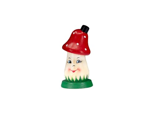 Kaladia - Rauchmann/Räucherfigur aus Holz - Motiv: Mini Räucherpilz - für Räucherkerzen Größe S - ca. 8 cm von Kaladia